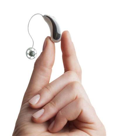 Audicus Oro BTE RIC Hearing Aid with Telecoil and Bluetooth Wireless Technology