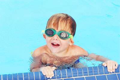 Boy with Swimmers Ear